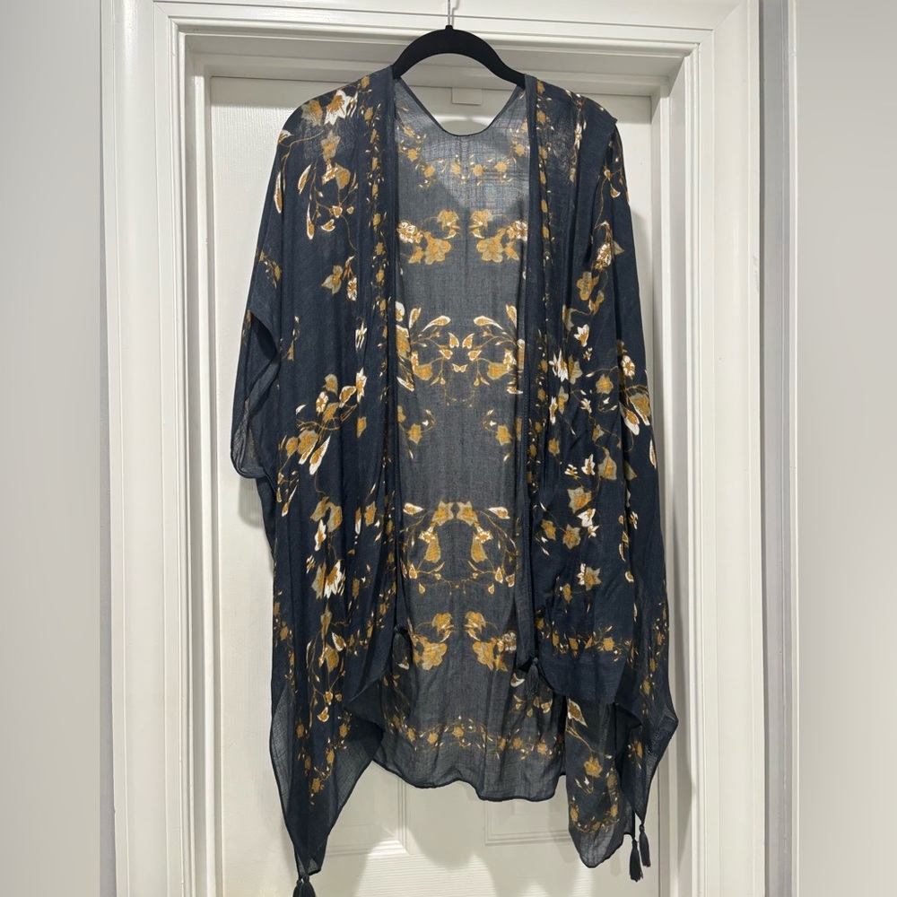 Navy kimono - Picture 3 of 6